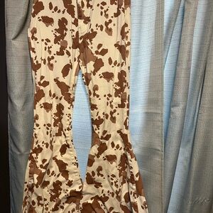 Altard State Women’s Flare Jeans Cowprint
